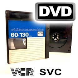 Videokassette VCR/S-VCR auf DVD-Video