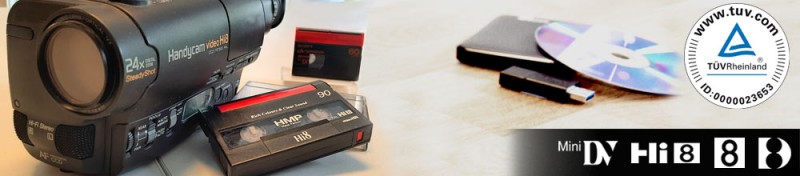 Video 8 Kassetten Digitalisieren Ohne Kamera Hi8, Video 8 & MiniDV digitalisieren | TÜV-zertifiziert | digitalspezialist