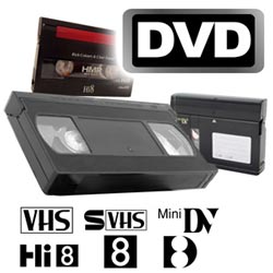 wir digitalisieren VHS Überspielen auf DVD 10 Stück Videokassetten auf DVD 