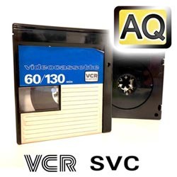 Videokassette VCR/S-VCR in Archiv-Qualität