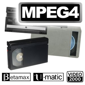 Videokassette Sonderformat im MPEG-Format